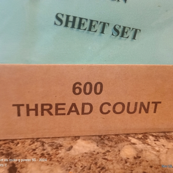 Twin Sheets size Green Organic New In box - Picture 6 of 7